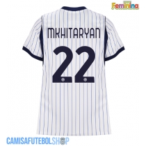 Camisa de time de futebol Inter Milan Henrikh Mkhitaryan #22 Replicas 2º Equipamento Feminina 2026-27 Manga Curta